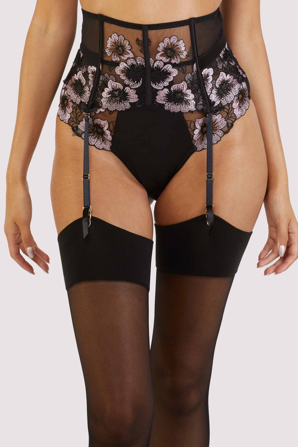 Playful Promises Fallon Black Basque at The Hosiery Box Basques and  Suspenders