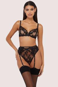 Eva Black Graphic Embroidery Set