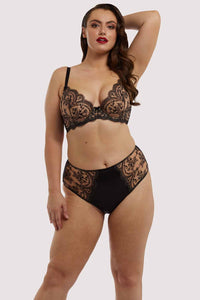 Severine Black Curve Bra