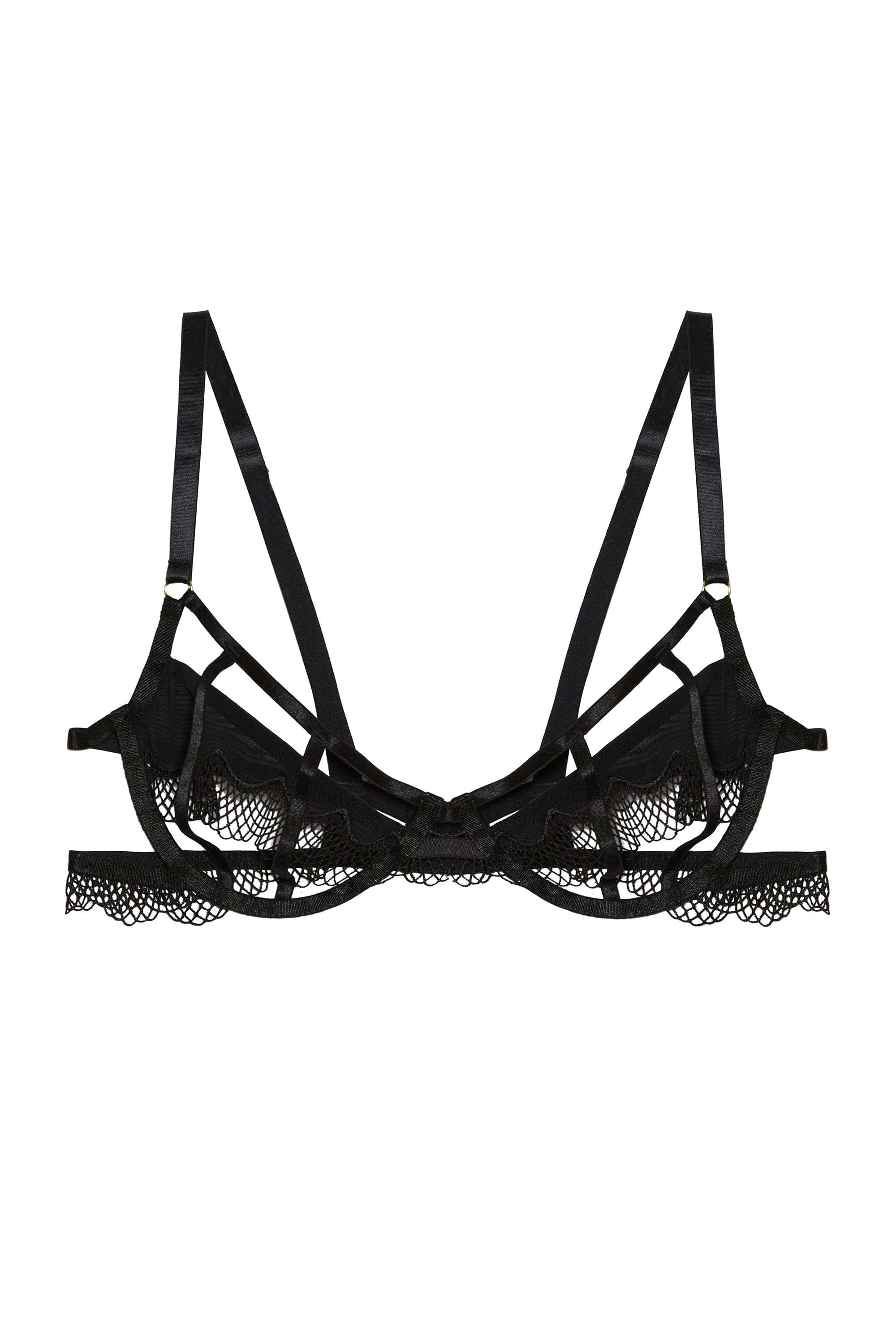 Tallie Lace Trim Cut Out Wired Bra – Playful Promises