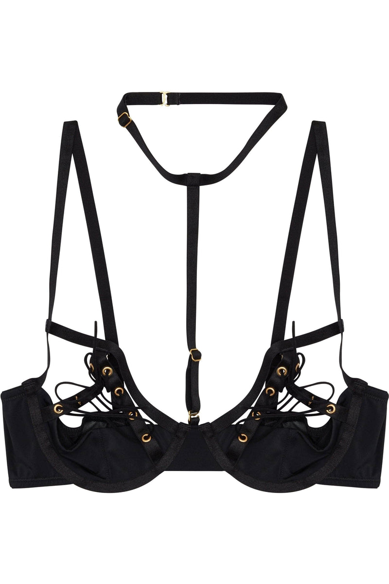 Peek & Beau Inez Lace up Detail Bra – Playful Promises