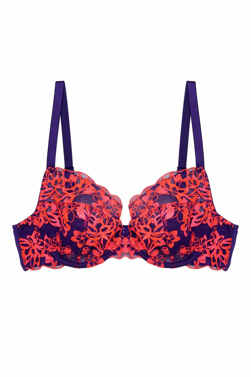 Underwire Bikini Top: Aria Chili Blossom