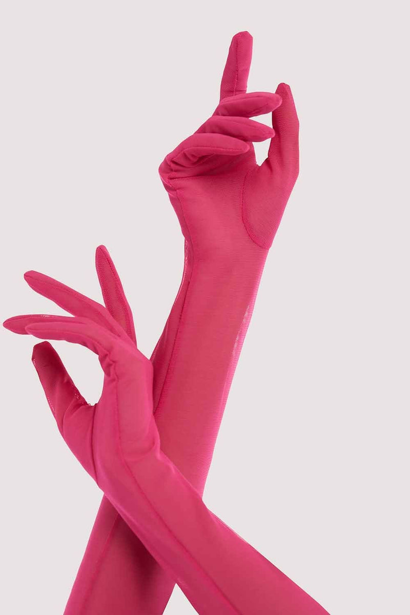Light Pink Sheer Gloves