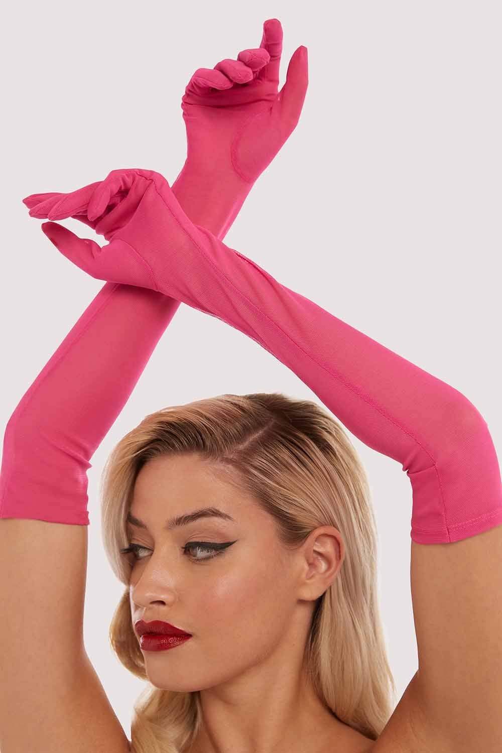 Hot Pink Gloves