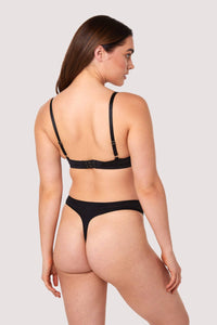 Second Skin Black Recycled Thong – Playful Promises
