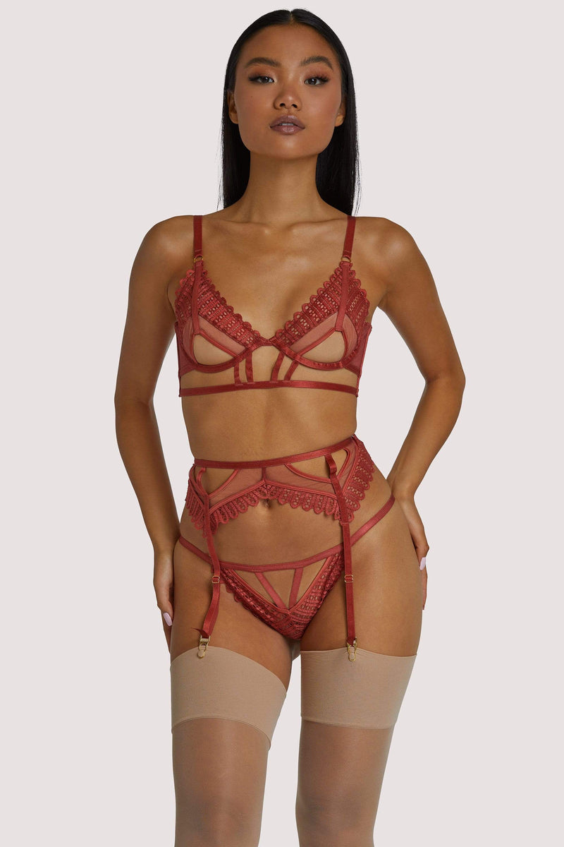 Ellie Rust Cut Out Brief