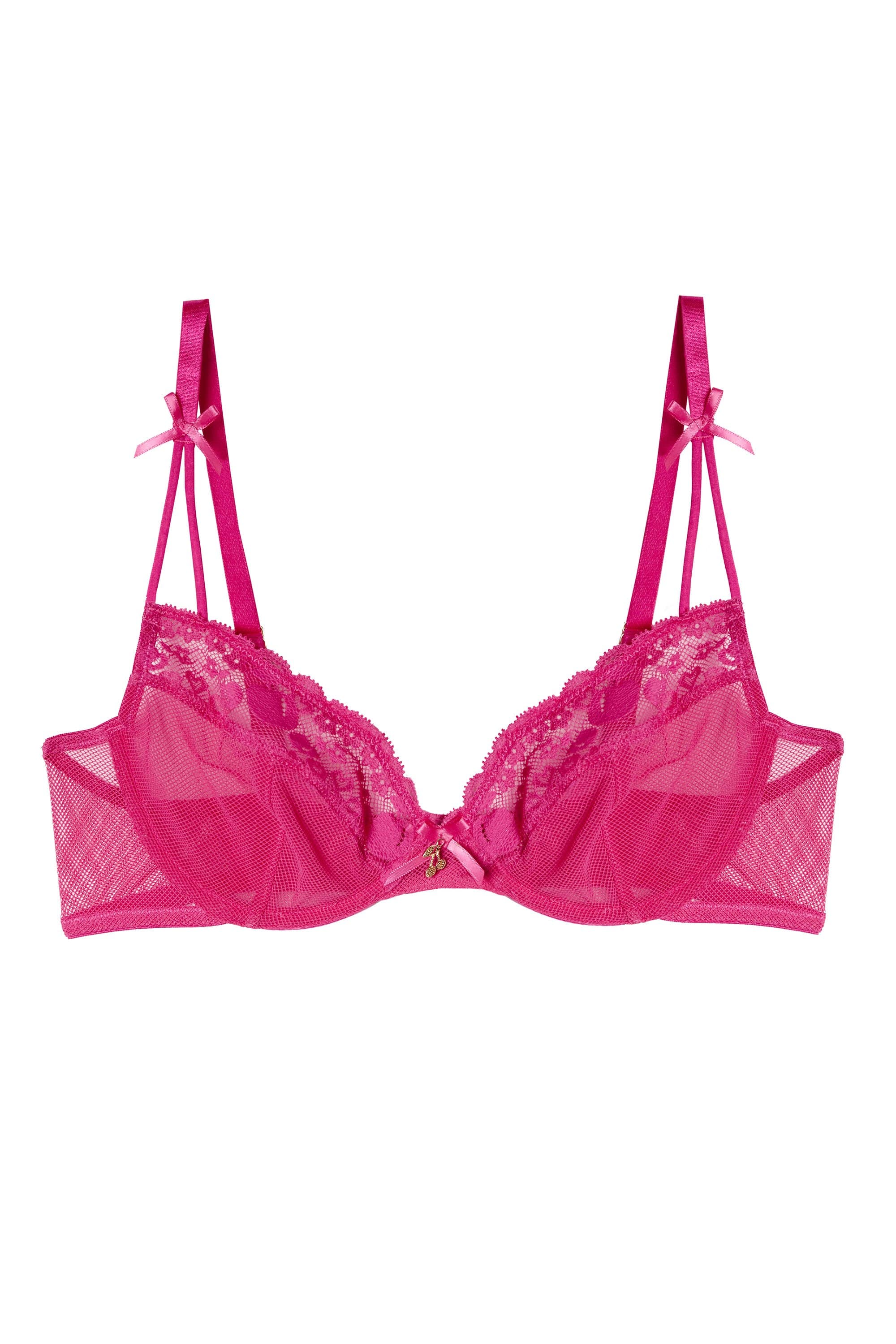 Hot Pink Lace Bralette – Playful Promises