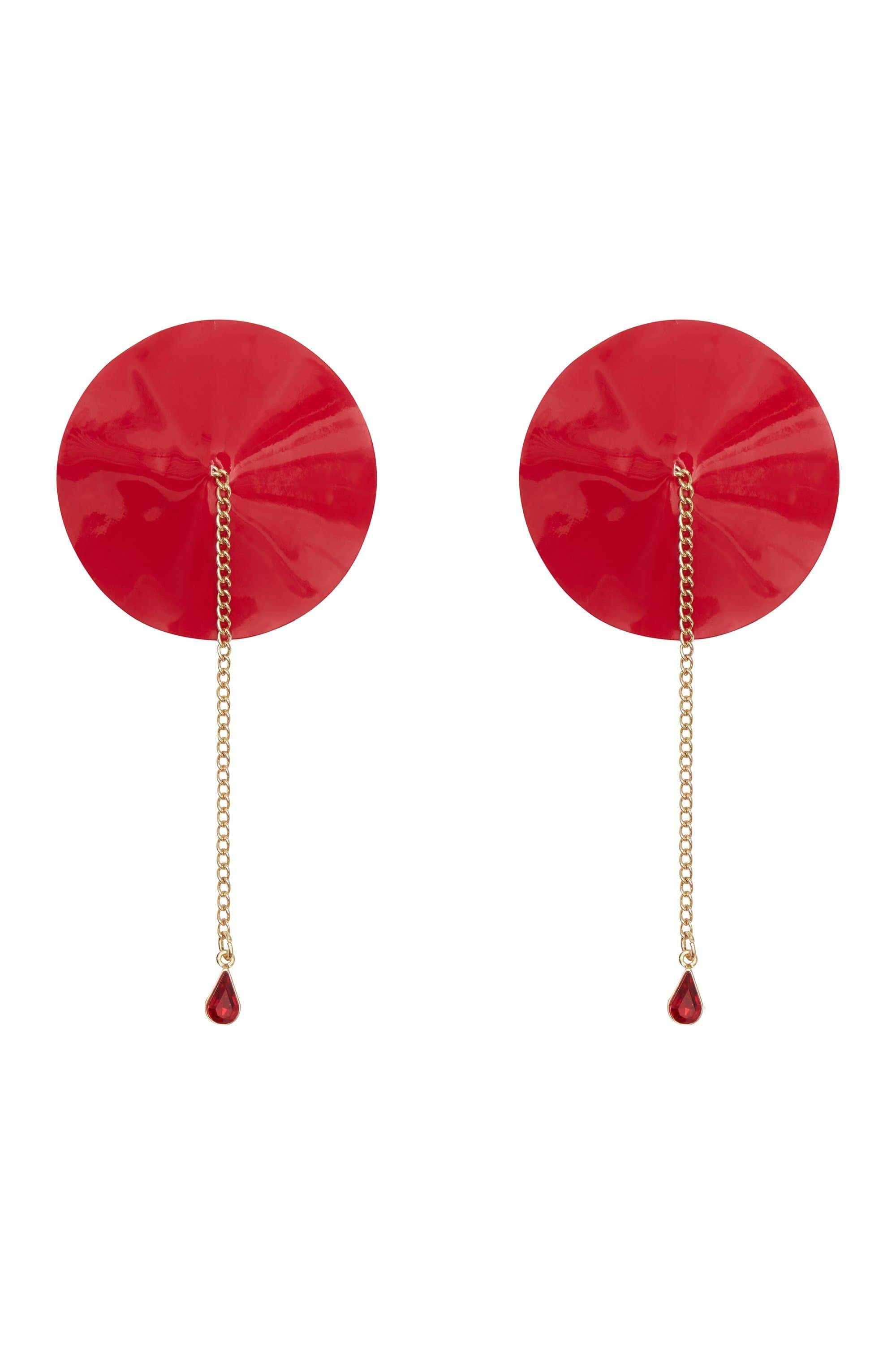 Chain Detail Nipple Pastie Red – Playful Promises
