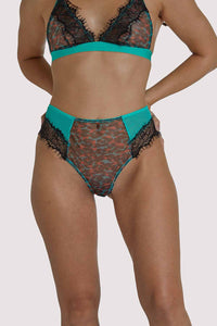 Harlow Leopard Multi High Waist Brief