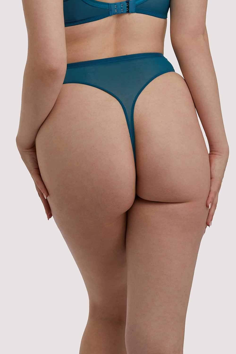 Sex Education High Waisted Thong Teal Volwassen foto