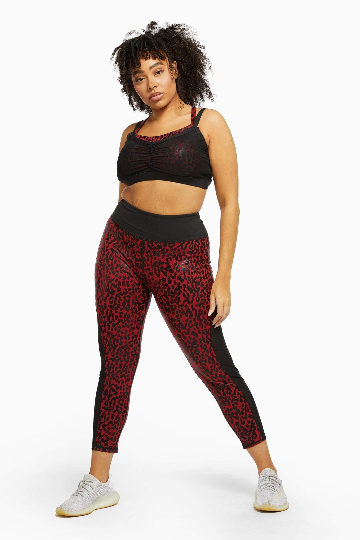 Leopard print shop activewear leggings